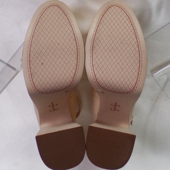 JESSICA SIMPSON size 9M JS-MACEE nude-beige ultra-high-heel platform pumps - Picture 15 of 16